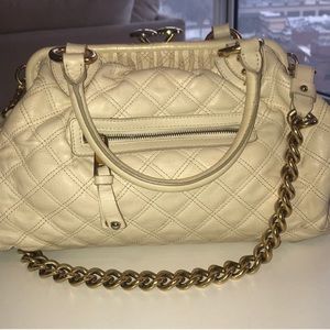 MARC JACOBS Cream / Gold Stam Bag